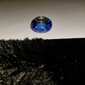 Pandora Blue Bubbles Murano Glass Bead